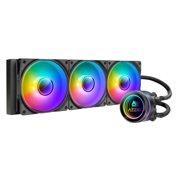 REFRIGERACION LIQUIDA GALEFORCE 360 AZZA 3 VENTILADORES v3